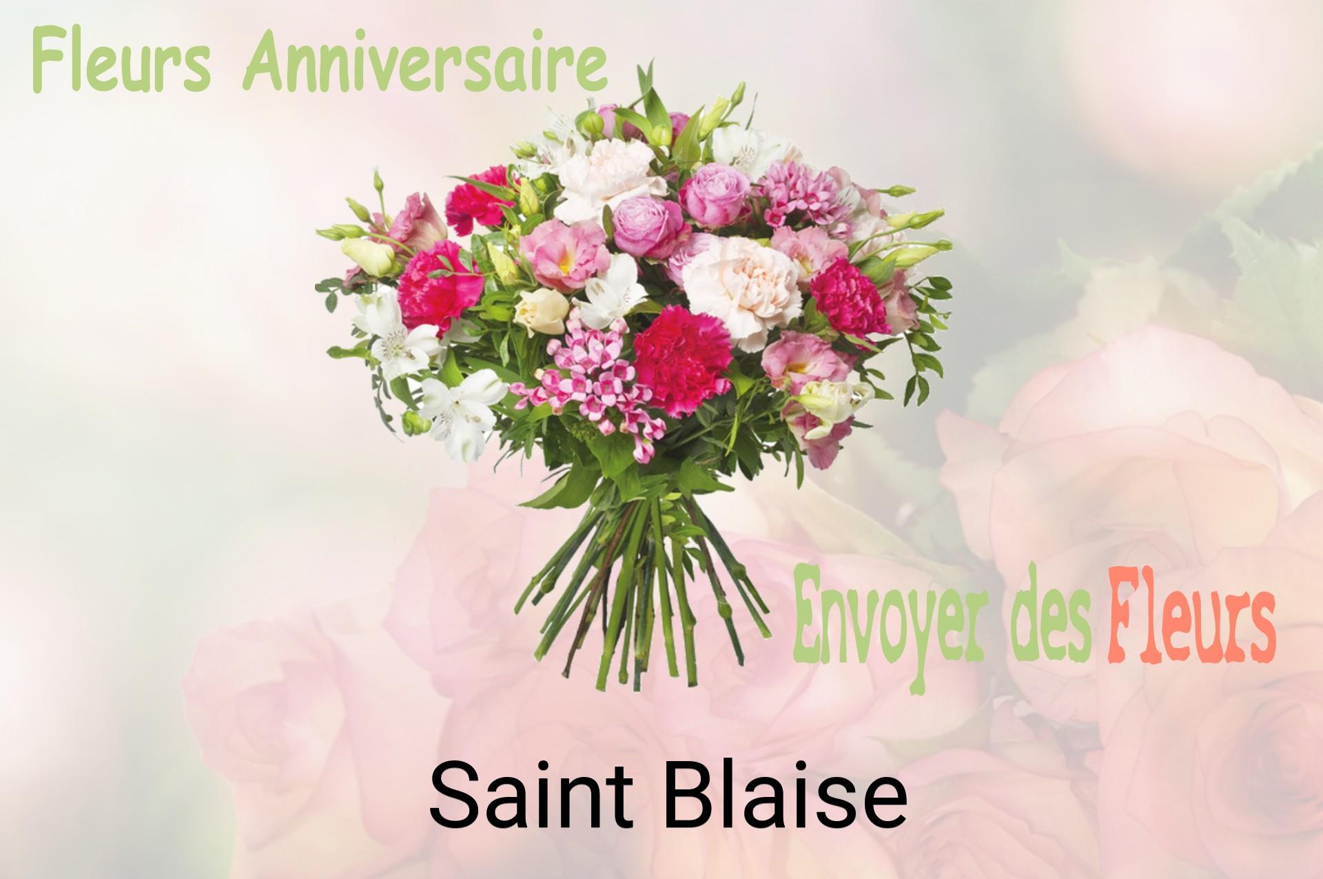 Bouquet de fleurs d’anniversaire livré à Saint-Blaise